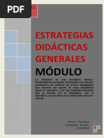 Módulo Estrategias Didácticas Generales