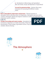 Concept of Agrometeorology