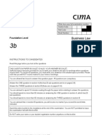 3b FBLW: Examination Question and Answer Book