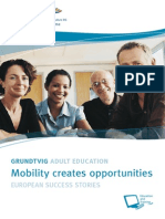 Mobility Creates Opportunities: Adult Education