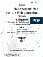 "M.Dv.190/4A10" Munitionsvorschriften Fur Die Kriegsmarine (Artillerie) - 1941