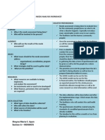 Instructional Design Instructional Analysis: Needs Analysis Worksheet