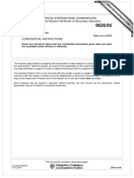 Chemistry: Cambridge International Examinations International General Certificate of Secondary Education