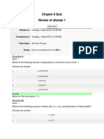 Lichter CHM1045 Quizzes (8A) (Spring 2012)