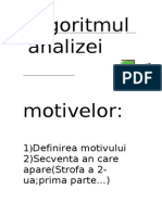 Algoritmul Analizei Motivului