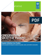 Case Studies UNDP: CONSERVATION SOCIETY OF POHNPEI, Federated States of Micronesia