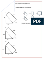 Surface Area of A Triangular Prism