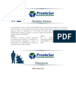 La Cooperativa de Ahorro y Crédito Del Sur PRESTASUR