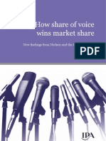 How Share of Voice Wins Market Share, IPA Report July 09