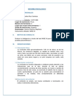 Informe Psicologico Wais III