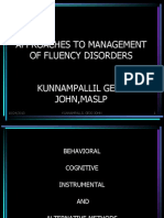 APPROACHES TO MANAGEMENT OF FLUENCY DISORDERS - PDF / KUNNAMPALLIL GEJO