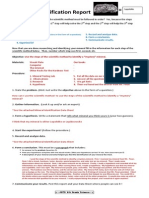 ID Mineral Scientific Method Lab Report