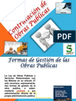 Exposicion Contratos de Obras Publicas