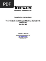 Installation Instructions Your Guide To Installing and Getting Started With Winsteam