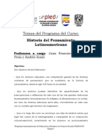 1 Historia Del Pensamiento Latinoamericano PDF