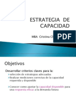 Estrategia de Capacidad