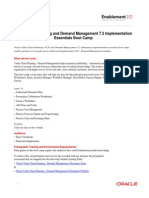 Value Chain Planning and Demand Management 7.3 Implementation Essentials Boot Camp