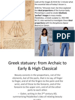 Overview of Greek Statuary: From The Archaic To The Classical