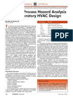 Applying Process Hazard Analysis To Laboratory HVAC Design: Ashrae Journal