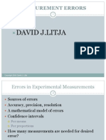 BY: David J.Litja: Measurement Errors