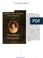 ¿Quién Mora en Estas Oscuridades? Emily Dickinson. Versiones de Hernán Vargascarreño.