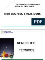 NBR Iso/iec 17025:2005-Interpretação