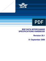 BSP Data Interchange Specifications Handbook Revision 20.1 01 September 2006