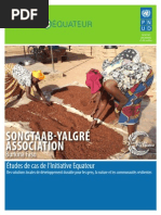 Études de Cas de L'initiative Equateur: SONGTAAB-YALGRÉ ASSOCIATION, Burkina