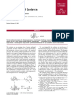 Total Synthesis of Sordaricin: Lewis N. Mander and Regan J. Thomson