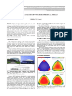 Structural Analysis of Concrete Spherical Shells: MEKJAVIC, I (Vana)