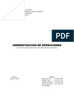 Administracion de Operaciones