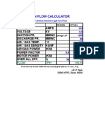 Fan Flow Calculator