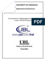 Internship Report On UBL 2011 PDF