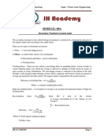 Module-80A: Sub: Environmental Engineering Topic: Waste Water Engineering