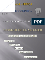 SINDROME de KLINEFELTER