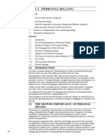 Unit-2 Personal Selling PDF