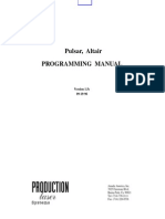 1098-Programming Manual Pulsar - Altair PDF