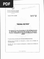 Reina Reyes Comisión de Educación y Cultura Del Parlamento