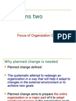 2 Focus of Organization Change