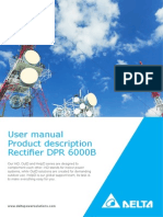 User Manual Product Description Rectifier DPR 6000B: Concentrate On What Is Most Important For You - Your Business