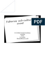 Fisheries Sub-Cultural Event