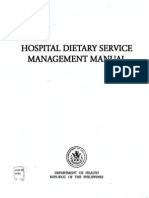 Hospital Dietary Service Management Manual PDF