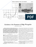 Calculation of The Parameters of Ridge Waveguide PDF