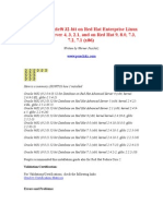 Installing Oracle9i 32-Bit On Red Hat Enterprise Linux Advanced Server 4, 3, 2.1