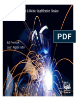 Lloyd's Register Welding Procedure & Welder Qualification Review RP - tcm240-236457 PDF