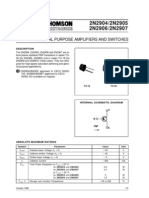 2N290X Data Sheet