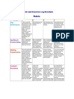 Brochure Rubric