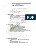 Cell - Structure and Functions PDF