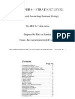 Cima Paper 6 - Strategic Level