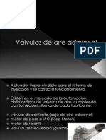 Válvulas de Aire Adicional Dicertacion